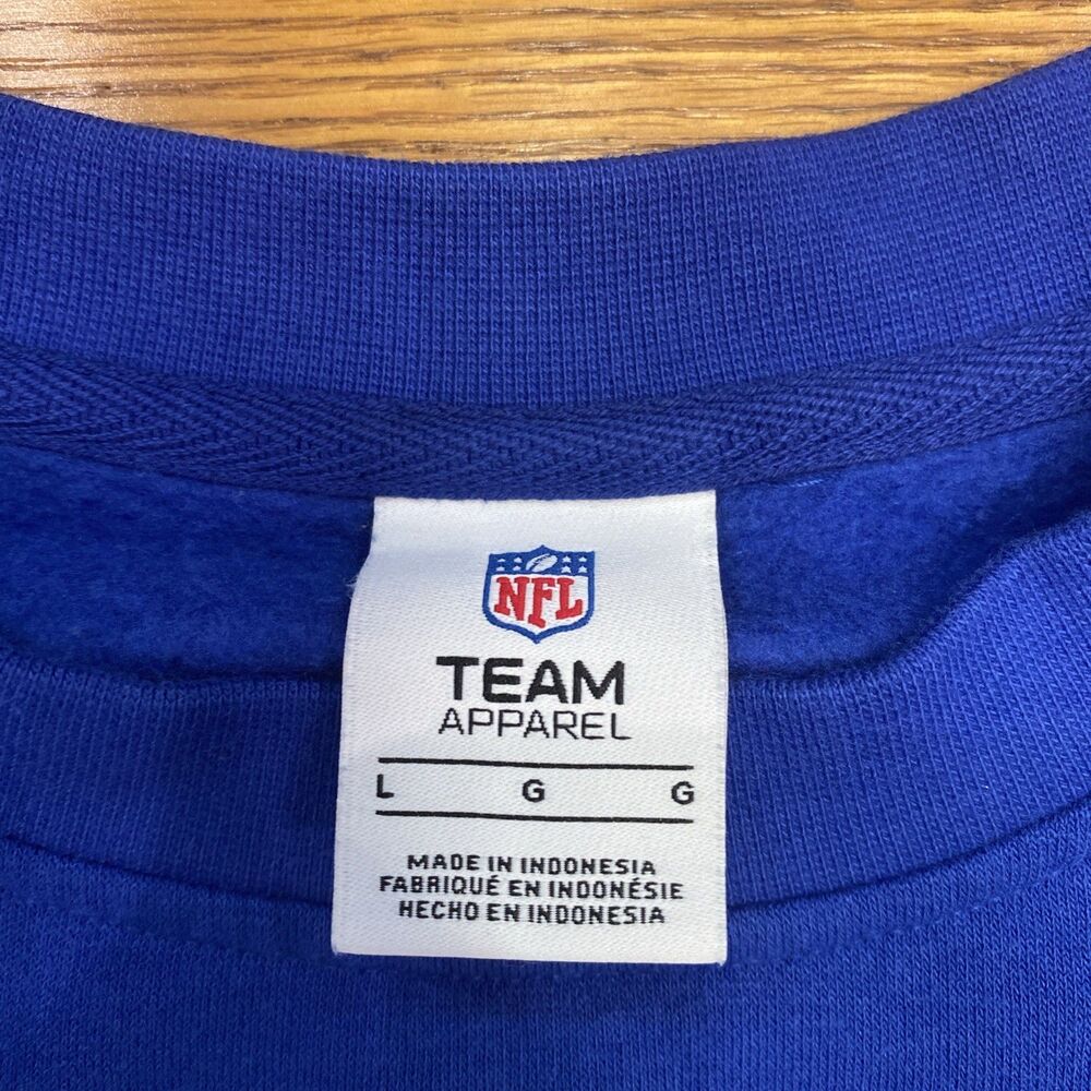 New Buffalo Bills Women’s Sweatshirt Blue Size Large - Picture 3 of 5